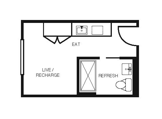 Studio A & B 403 403 floor plan